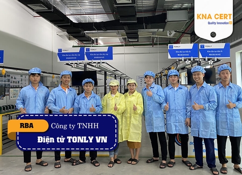 KNA đào tạo RBA cho Công ty TNHH Kỹ thuật Điện tử TONLY Việt Nam