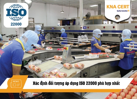 Xác định đối tượng áp dụng ISO 22000 phù hợp nhất