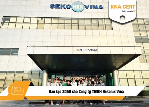 KNA CERT đào tạo 3D5S cho Công ty TNHH Sekonix Vina
