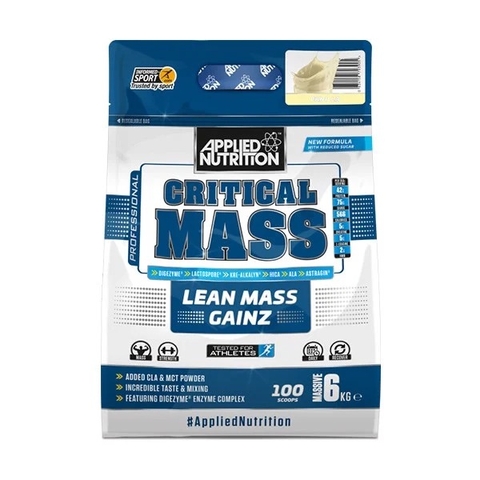 Sữa tăng cân Critical Mass Professional - Lean Mass Gainer Applied Nutrition 6kg - 3 mùi