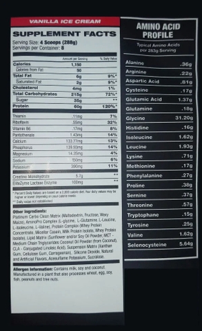 Sữa Tăng Cân Mass Muscle Gainer 2.3kg 3 mùi