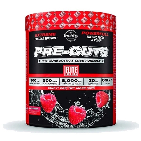 Sữa uống trước khi tập Elite Labs USA Pre Cut White Raspberry 270g