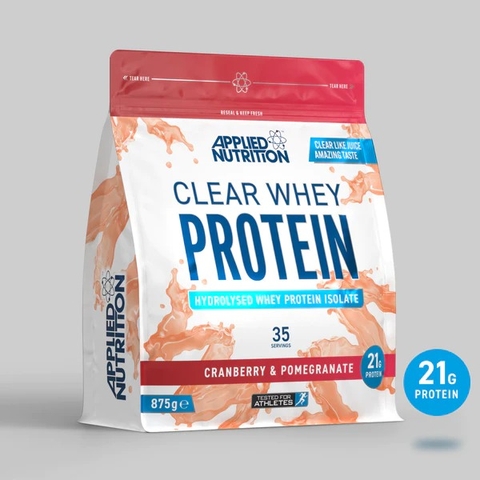 Sữa Tăng Cơ Giảm Mỡ  Clear Whey Protein Applied Nutrition 875gram/35servs