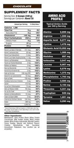 Sữa Tăng Cân Extreme Massive Mass Gainer 2.72kg 3 mùi