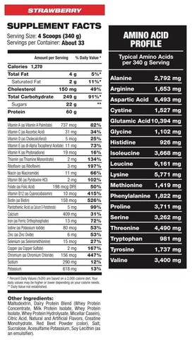Sữa Tăng Cân Extreme Massive Mass Gainer 11.34kg 4 mùi