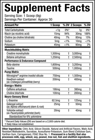 Sữa Uống Trước Khi Tập VaporX5 Next Gen Pre-Workout