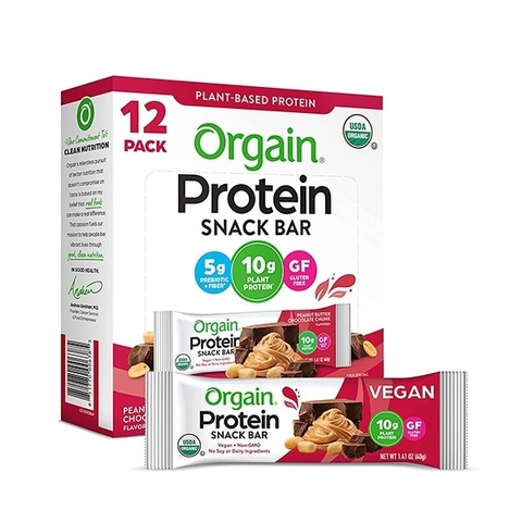 Bánh Protein Hữu Cơ - Orgain Protein Snack Bar, 40g/bar (12 Bars) gs