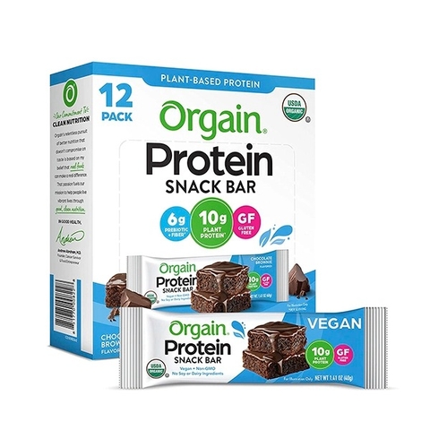 Bánh Protein Hữu Cơ - Orgain Protein Snack Bar, 40g/bar (12 Bars) gs