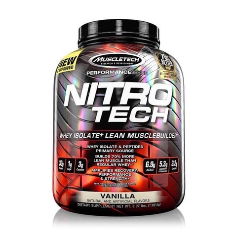 Sữa Tăng Cơ Nitro-Tech Performance Series 1.8kg 4 mùi