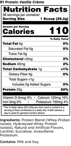 Sữa Tăng Cơ Giảm Mỡ Rule One Protein R1 Protein 152 Lần Dùng