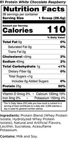 Sữa Tăng Cơ Giảm Mỡ Rule One Protein R1 Protein 30 -38 lần dùng