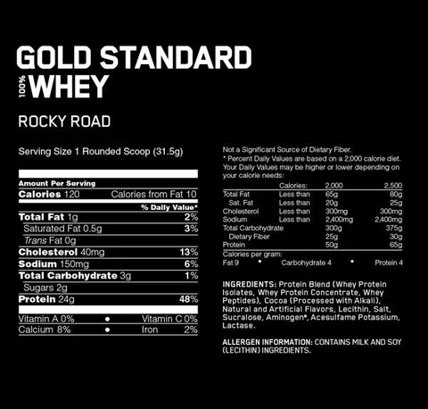 Sữa Tăng Cơ ON Gold Standard 100% Whey 5lbs (2.27kg) - 8 mùi