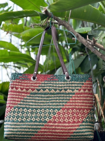TÚI TOTE ĐAN HỌA TIẾT MÀU CB34m | ELITE CRAFT