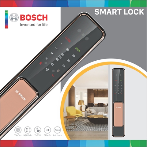 Khóa Điện Tử BOSCH EL600EU AMBER GOLD