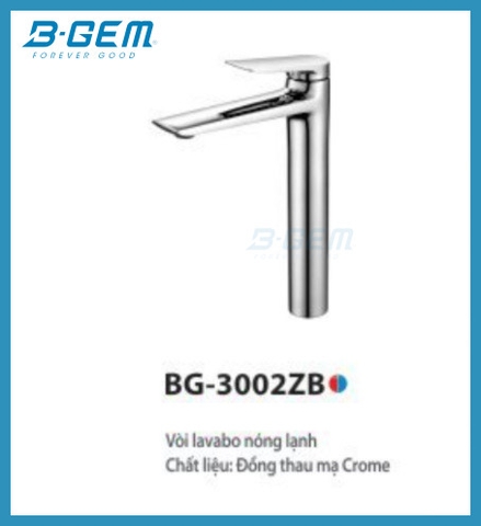 VÒI LAVABO NÓNG LẠNH CAO CẤP B-GEM BG-3002ZB