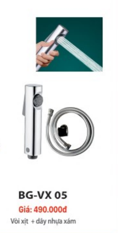 Vòi Xịt Vệ Sinh B-GEM B-VX05