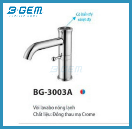 VÒI LAVABO HIỂN THỊ NHIỆT ĐỘ B-GEM BG-3003A