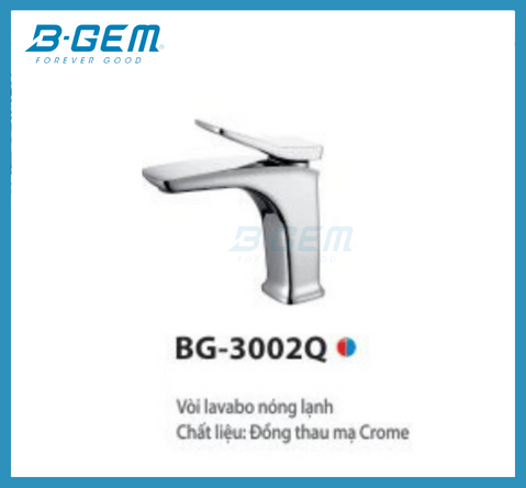 VÒI LAVABO NÓNG LẠNH CAO CẤP B-GEM BG-3002Q