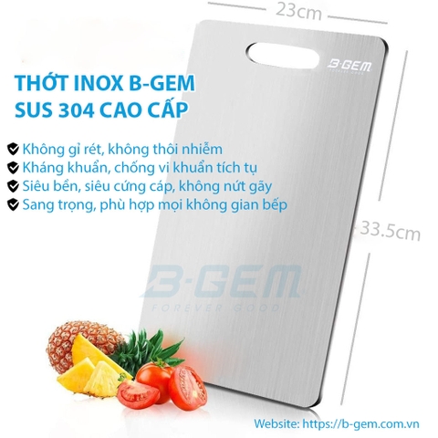 Thớt Inox B-GEM BG-03T