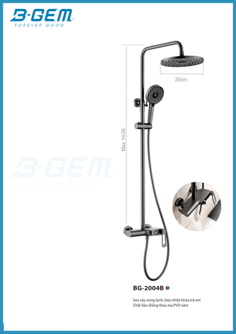 Cây Nóng Lạnh Hiển Thị Nhiệt Độ Cao Cấp B-GEM BG-2004B