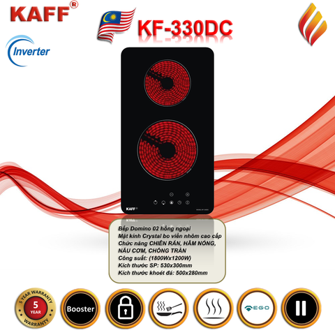 Bếp Domino Điện KAFF KF-330DC