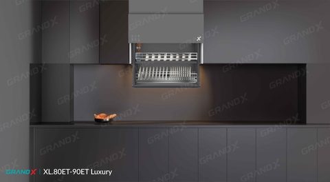 Giá Bát Đĩa Nâng Hạ Điện Thông Minh Titanium GrandX LX.90ET - Luxury