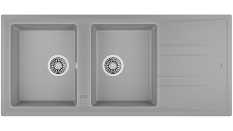 Chậu Rửa TEKA MEASTRO STONE 80 B-TG 2B 1D (Grey)