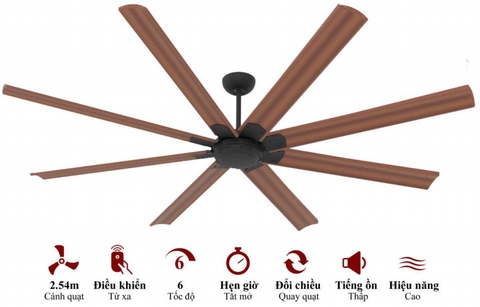 Quạt Trần Cho Người Giàu MR.VŨ XTREME WOOD