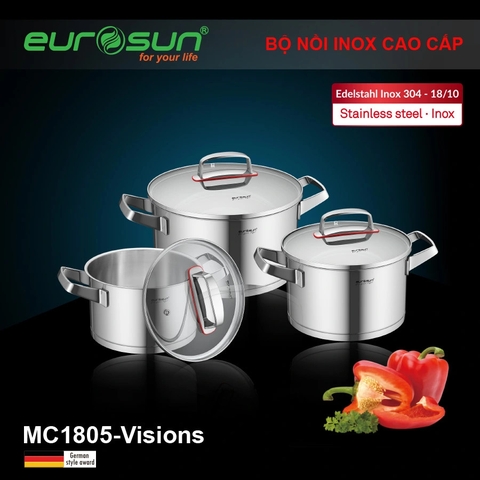 Bộ Nồi EUROSUN MC1805 Visions