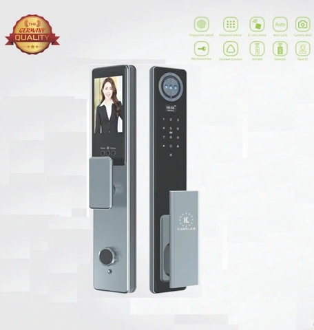 Khóa Điện Tử KASSLER KL-868 CNC BLUE GREY APP