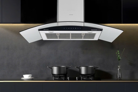 Máy Hút Mùi Kính Cong GRANDX GX H90C62