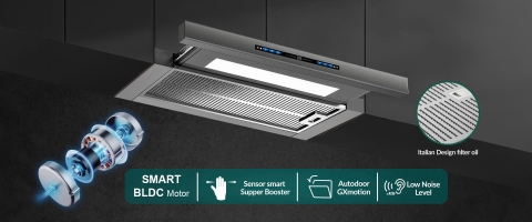 Máy Hút Mùi Âm Tủ GRANDX GX H70F75G