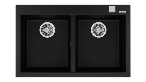 Chậu đá nhân tạo TEKA FORSQUARE 2B 790 BLACK