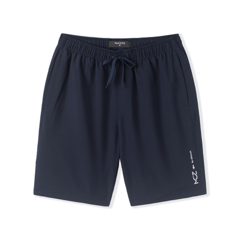 Quần Short Nam Vải Gió Thể Thao Macuzz Màu Đen Xám Chì Navy Siêu nhẹ, Siêu bền màu MQS001-112201