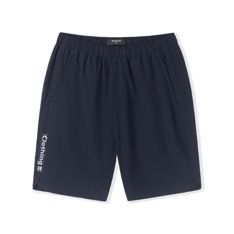 Quần Short Nam Vải Gió Thể Thao Macuzz Màu Đen Xám Chì Navy Siêu nhẹ, Siêu bền màu MQS002-122202