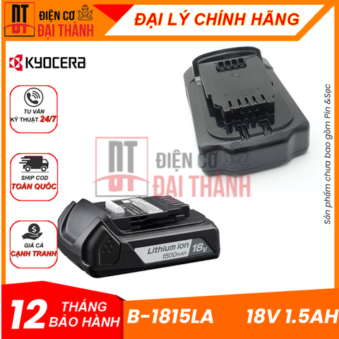 Pin 18V 1.5AH Kyocera B-1815LA