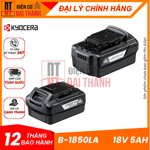 Pin 18V 5AH Kyocera B-1850LA