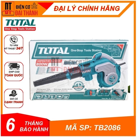 Máy thổi bụi Total 800W TB2086 (Có chức năng Hút bụi)