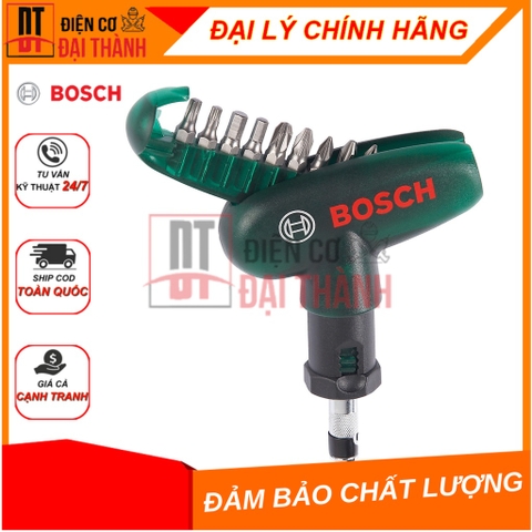 Bộ mũi vặn vít cầm tay Bosch 10 món