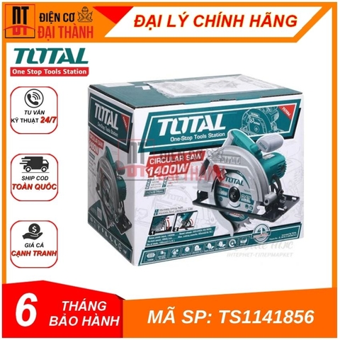 Máy cưa đĩa 185mm 1400W Total TS1141856