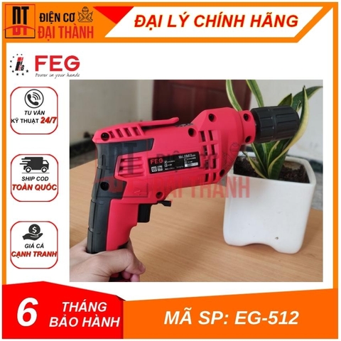 Máy khoan 10mm 400W FEG EG-512