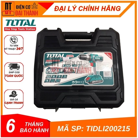Máy khoan búa dùng pin 20V Total TIDLI200215