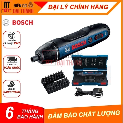 Máy vặn vít dùng pin Bosch Go Gen 2 (Kèm 32 mũi vít) 06019H2181