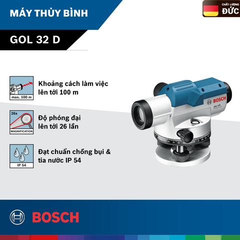 Máy thuỷ bình Bosch GOL 32 D