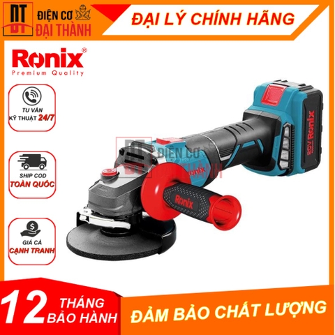 Máy mài góc dùng pin 20V/4.0Ah RONIX 8901K