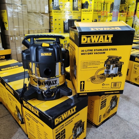 Máy hút bụi 3 chức năng khô, ướt, thổi DE WALT DXV30S