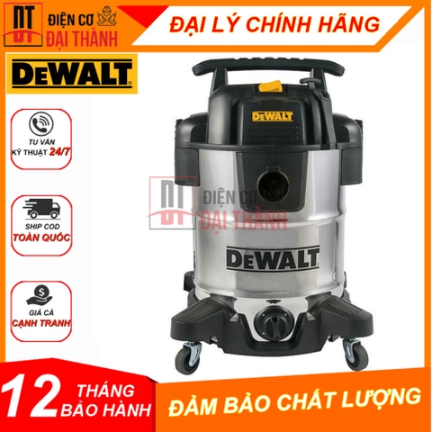 Máy hút bụi 3 chức năng khô, ướt, thổi DE WALT DXV30S