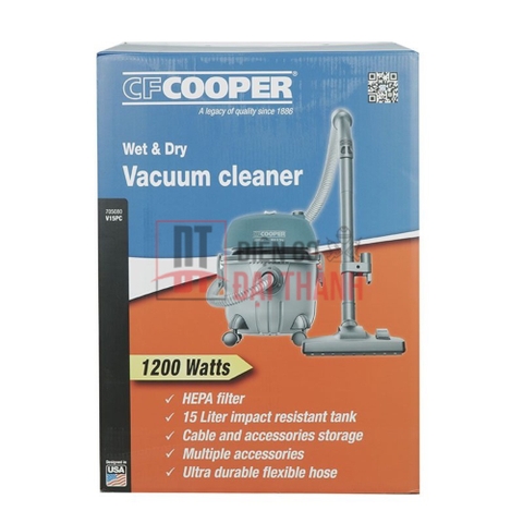 Máy hút bụi khô & ướt 15L CFCooper V15PC
