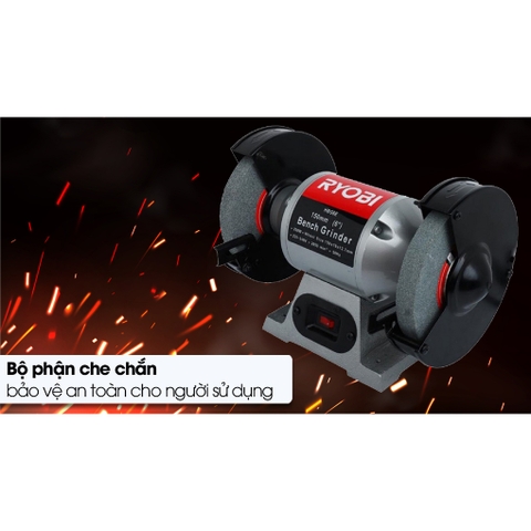 Máy mài hai đá Kyocera HBG-6E 250W-150mm