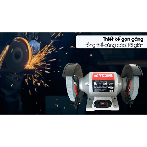 Máy mài hai đá Kyocera HBG-6E 250W-150mm